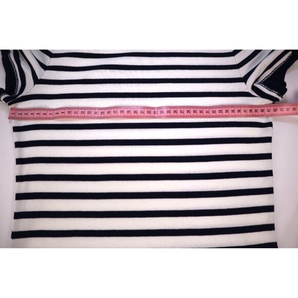 Lauren Ralph Lauren Women's Navy & White Striped T-Shirt Size Small - Picture 11 of 13